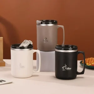 Milk Coffee Cup Stainless Steel Double Wall Thermal Insulated Water Cups and Mugs Metal Coffee Cup Mug