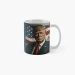 Victory Donald Trump Classic  Mug Image Gifts Printed Photo Coffee Design Picture Tea Simple Cup Drinkware Handle Round