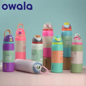 NEW Original Owala Insulated Stainless Steel Water Bottle with Straw BPA-Free Sports Water Bottle