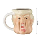 Trump Ceramic Coffee Mug President's Mug 400ml Tea Cup Weird Water Cup Funny Milk Cups Home Decor Funky Beverage Cup Drinkware