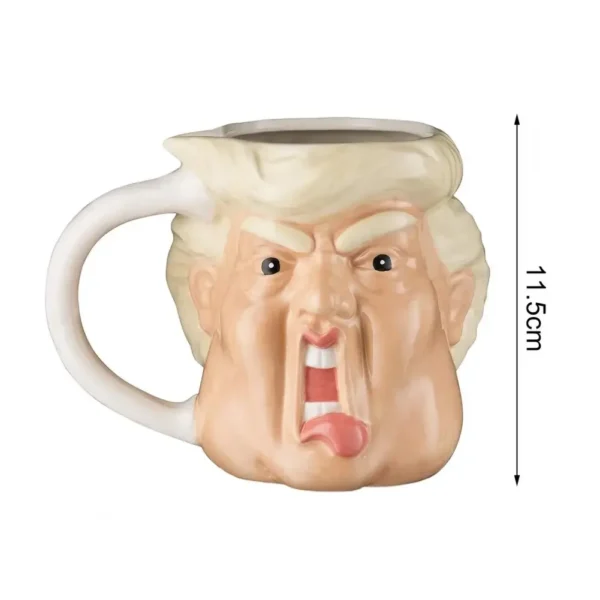 Trump Ceramic Coffee Mug President's Mug 400ml Tea Cup Weird Water Cup Funny Milk Cups Home Decor Funky Beverage Cup Drinkware