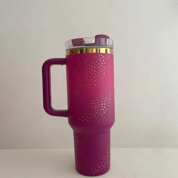 NEW Handle Straw Lid Stainless Steel 40oz Vacuum Insulated Car Mug Double Wall Hot Ice Travel Mug hydro flask  thermos  mugs