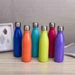 Free Custom Sports Water Bottle Stainless Steel Colar Bottle