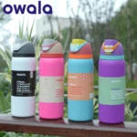 Owala Insulated Stainless Steel Water Bottle with Straw, BPA-Free Sports Water Bottle, Great for Travel, 24Oz/32 Oz,