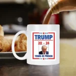 Trump Cup 400ml Cute But Rude Trump Mugshot Mug Ceramic Print Microwavable Dishwasher Safe Effortless Holding Mug Cup