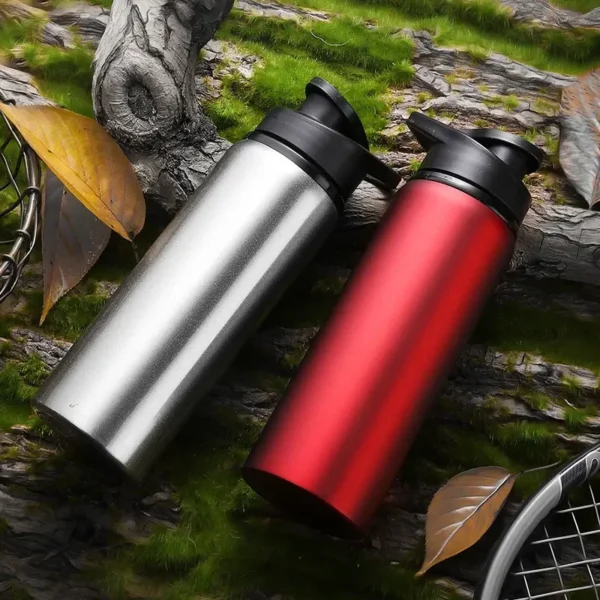 Portable Stainless Steel Water Bottle Bicycle Riding Drinking Water Bottle Outdoor Sport Travel Mug Metal Stainless Steel Bottle