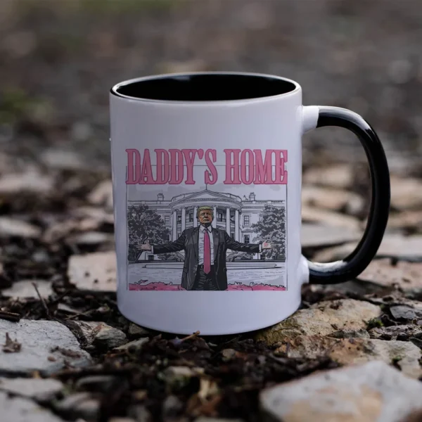 Trump Daddy's Home Ceramic Coffee Mug The White House Tea Mugs 325ml Tea Cup Water Cup Funny Milk Cups Beverage Cup Drinkware