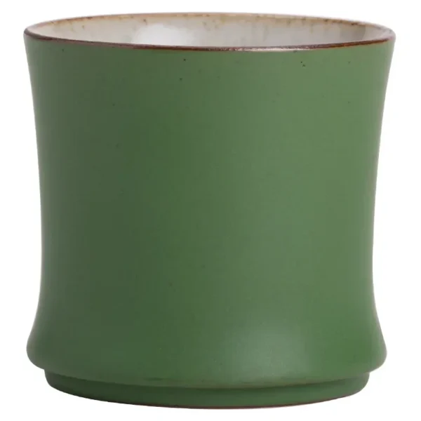 Bamboo Joint Tea Cup Stoneware Green Glaze Master Cup Rising Step By Step Ceramics Creativity Cup