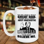 1pc Trump Mug 15oz Large Coffee Cup Everyone Agrees You Are The Best Believe Me Funny Inspirational Quotes Coffee Cup,  Gifts