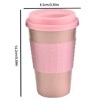 1PC Wheat Straw Mug Creative Drinkware Reusable Bamboo Fibre Ecoffee Cups Eco Friendly Travel Mugs