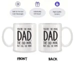 Trump Cup 350ml White Ceramic Trump 2024 Coffee Mug Funny Coffee Mug for Family Friend Ceramic Coffee Cups for Brother Dad