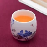 1pcs/3pcs China Ceramic Tea Cup White Porcelain Kung Fu Cups Pottery With Handle Drinkware Wine Coffee Mug Teacup Wholesale