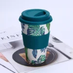 400ml Bamboo Eco Travel Mug/Cup, Coffee Cup Reusable and Friendly Fibre Takeaway,deal Mug For Outdoors