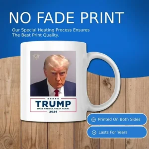 Trump 2024 Mugshot Mug Election 2024 Inmate Coffee Mug With Mug Photo Comfortable And Scratch Resistant Trump Coffee Cup With 2