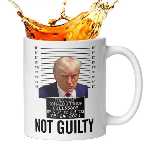 Donald Trump Cup 350ml Trump Mugshot Cup Ceramic Coffee Tea Mu Donald Trump 2024 Campaign Mug Ceramic Coffee Mugs