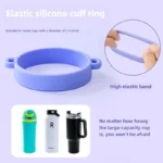 Universal Silicone Heat Preservation Cup With Strap Stanley Quencher H2.0 FlowState Tumbler Owal Ice Blast Stanley Crossbody Han