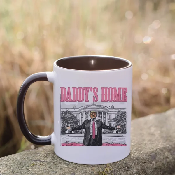 Trump Daddy's Home Ceramic Coffee Mug The White House Tea Mugs 325ml Tea Cup Water Cup Funny Milk Cups Beverage Cup Drinkware