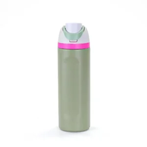 With logo Insulated Stainless Steel Water Bottle with Straw, BPA-Free Sports Water Bottle, Great for Travel, 32OZ 2