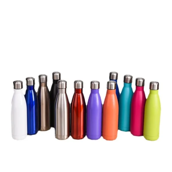 Free Custom Sports Water Bottle Stainless Steel Colar Bottle