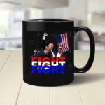 Trump Shot Never Surrender Coffee Mug Not Today You Can't Kill Freedom Attempted Assassination Donald Trump Fist Pump Shoot Cup