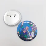 Trump Mug Shot - Donald Trump Mug Shot - Never Surrender 58mm Brooch Humor Funny Political Graphic  Acrylic Key Chain Fans Gift