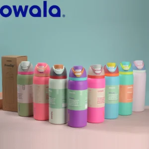 Owala Cup Vacuum Flasks & Thermoses Water Bottle Drinkware Thermo Tumbler Stainless Steel Thermal Mug Original Cold Hot Coffee