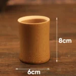 Bamboo Cup Japan Style Natural Bamboo Carved Water Cup Tea Beer Coffee Juice Drinking Mug Handmade Wooden Cup