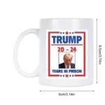 Trump Cup 400ml Cute But Rude Trump Mugshot Mug Ceramic Print Microwavable Dishwasher Safe Effortless Holding Mug Cup