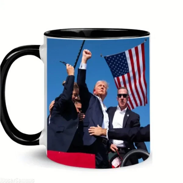 2024 New 300ml trump Coffee Mugshot Mug Ceramic Cup Tea Milk Creative Cup Gift For Adult Kids Accessories Kitchen