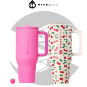 32OZ/40OZ HydroJug Tumbler  Traveler Straw Lid Stainless Steel Vacuum Insulated Car Mug Double Wall Thermal Iced Travel