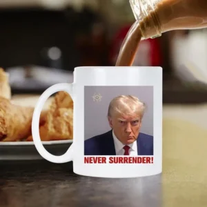 Trump Cup 400ml Cute But Rude Trump Mugshot Mug Ceramic Print Microwavable Dishwasher Safe Effortless Holding Mug Cup