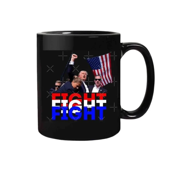 Trump Shot Never Surrender Coffee Mug Not Today You Can't Kill Freedom Attempted Assassination Donald Trump Fist Pump Shoot Cup