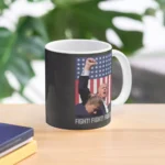 Donald Trump Shot - Fight Fight Fight - Trump 2024 Coffee Mug