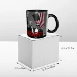 Trump Shot Fight Coffee Mugs Novelty 2024 Shooting at Trump Rally Cup For Office