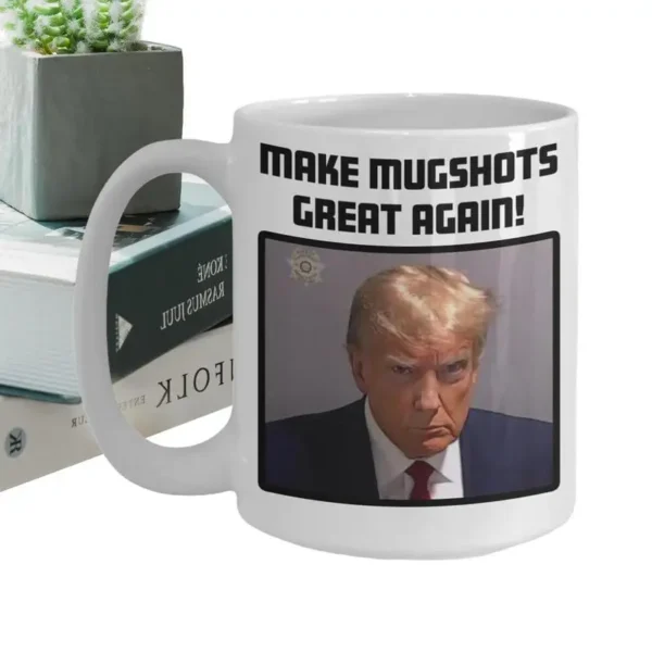 DonaldTrump Cup Trumps Mugshot Cup Ceramic Coffee Tea Mug DonaldTrump 2024 Campaign Mugs Gift Christmas Drinkware Handgrip