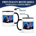 Trump Rally Shooter Coffee Mug -Trump 2024 Novelty Cup Funny Coffee Mug Gift Premium White Coffee Mug