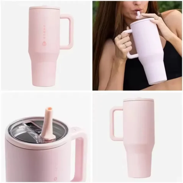 32OZ/40OZ HydroJug Tumbler  Traveler Straw Lid Stainless Steel Vacuum Insulated Car Mug Double Wall Thermal Iced Travel